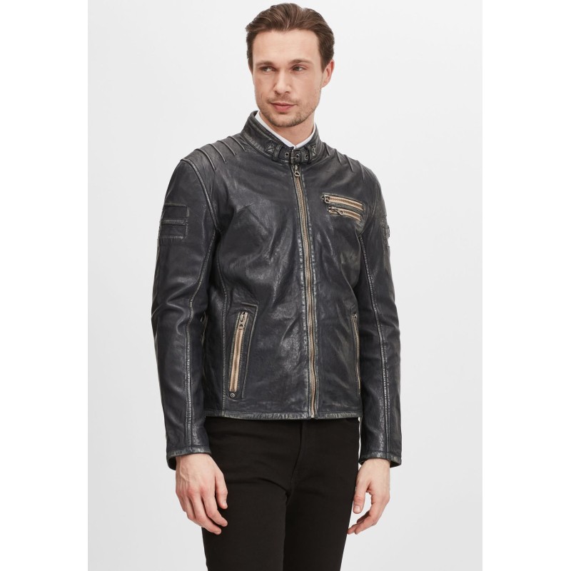 Geaca de Piele Barbati Gipsy Bleumarin GMJoster SF LABAGV – IMBRACAMINTE Geaca de Piele Barbati Gipsy Bleumarin GMJoster SF LABAGV – IMBRACAMINTE