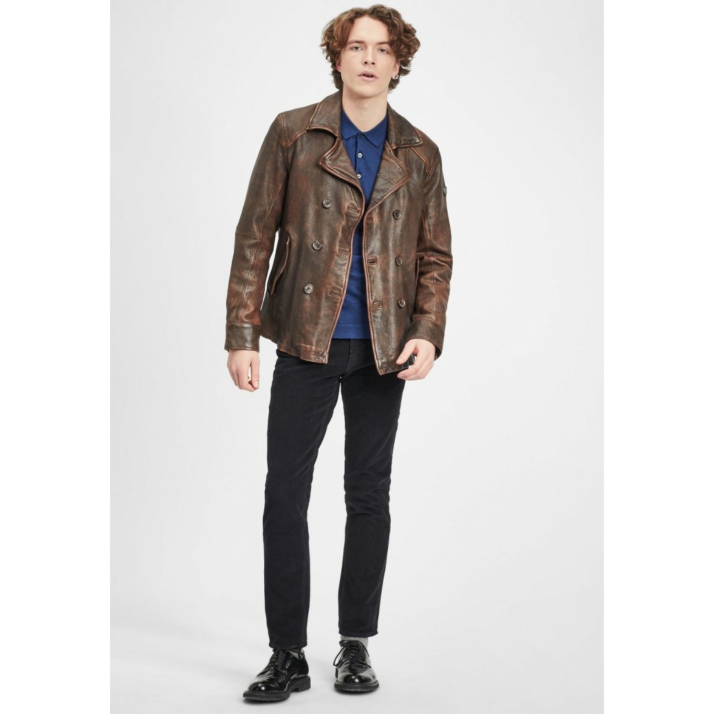 Geaca de Piele Naturala Barbati Gipsy Maro Antic GMKelton LANTV W – IMBRACAMINTE