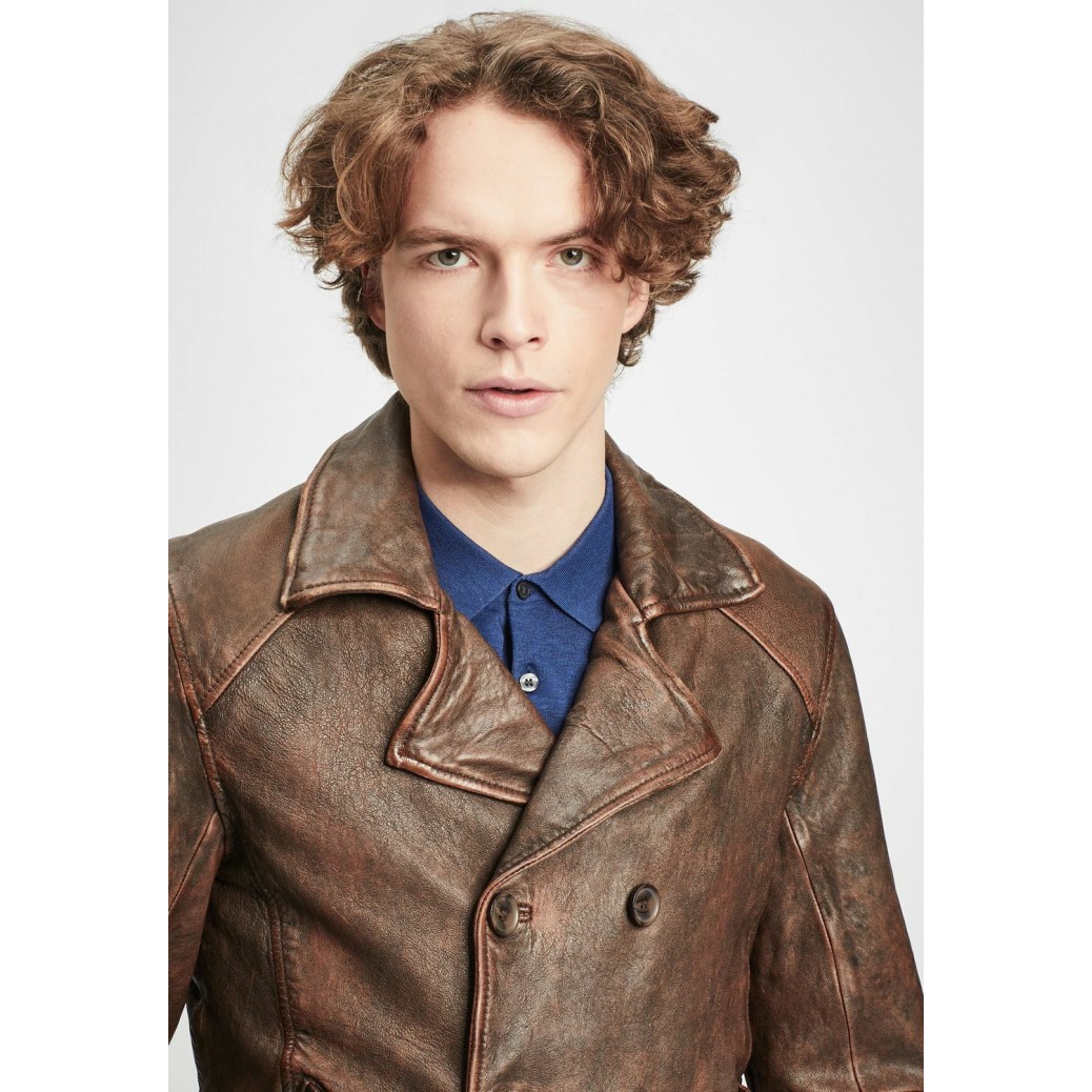 Geaca de Piele Naturala Barbati Gipsy Maro Antic GMKelton LANTV W – IMBRACAMINTE