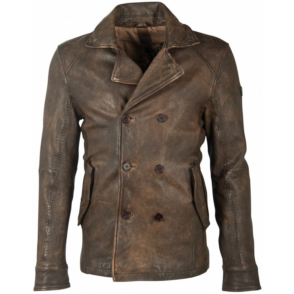 Geaca de Piele Naturala Barbati Gipsy Maro Antic GMKelton LANTV W - readytowear