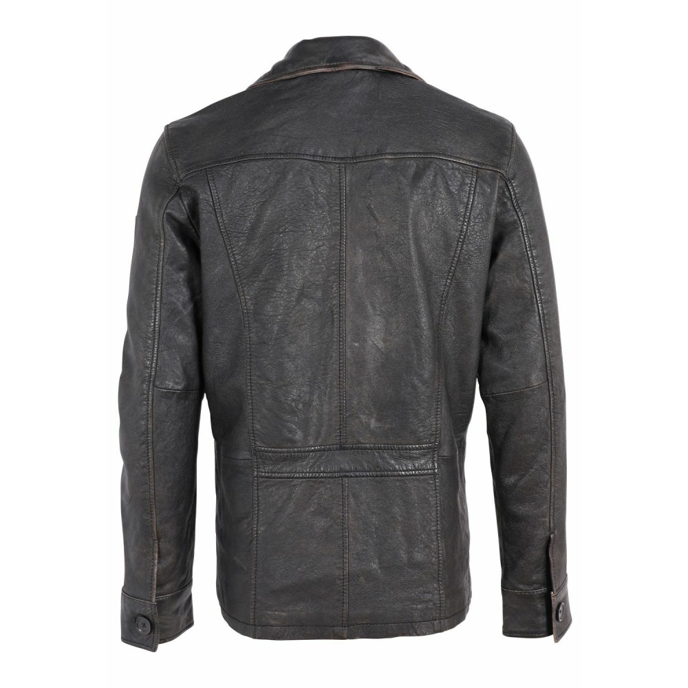 Geaca de Piele Barbati Gipsy Negru Antic GMKelton LANTV W Geaca de Piele Barbati Gipsy Negru Antic GMKelton LANTV W - readytowear.ro