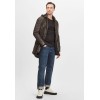 Geaca Lunga de Piele Barbati Gipsy Antracit GMNarron LCOUNTV W geci de piele - readytowear.ro
