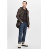 Geaca Lunga de Piele Barbati Gipsy Antracit GMNarron LCOUNTV W geci de piele - readytowear.ro