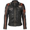 Geaca de Piele Barbati Gipsy Negru/Portocaliu GMNasdo SF LVV Geaca de Piele Barbati Gipsy Negru/Portocaliu GMNasdo SF LVV - readytowear