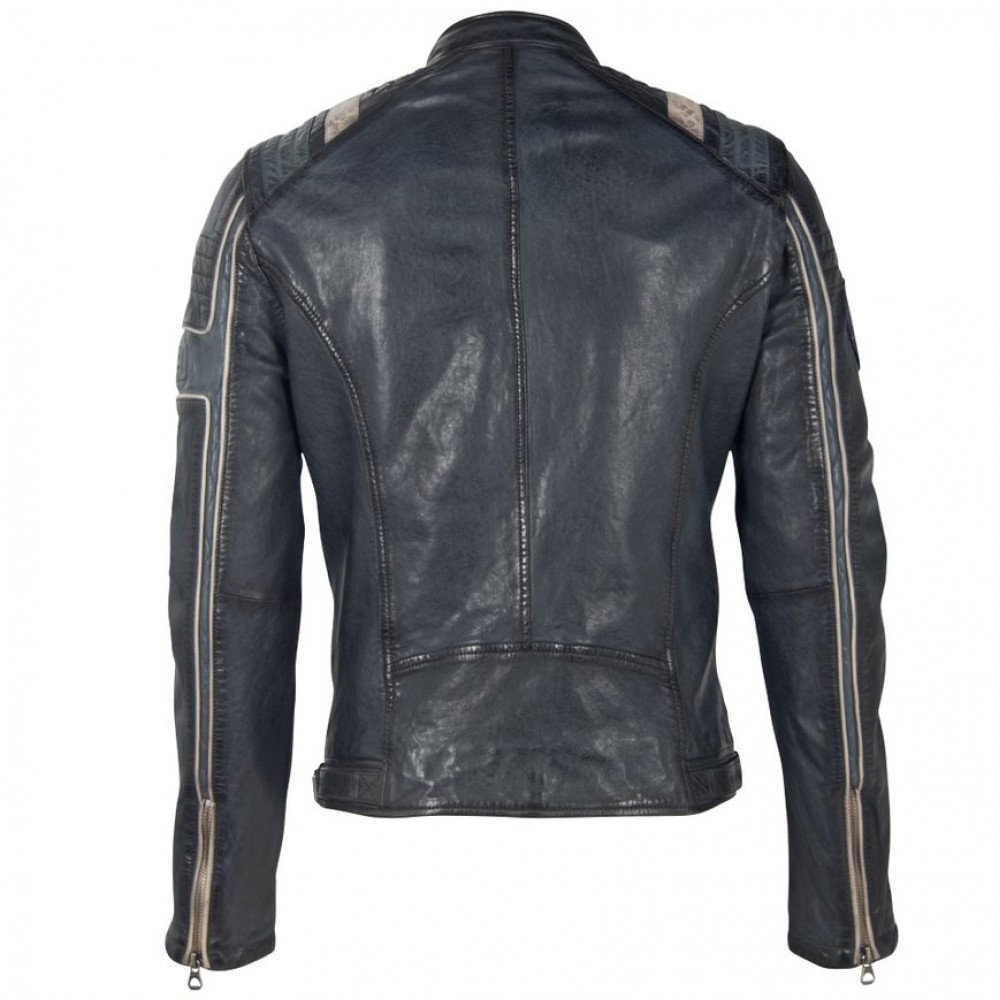 Geaca de Piele Barbati Gipsy Bleumarin Deschis/Albastru GMNasdo SF LVV Geaca de Piele Barbati Gipsy Bleumarin Deschis/Albastru GMNasdo SF LVV - readytowear.ro