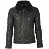 Geaca de Piele Barbati Gipsy Neagra GMOysto LHUV W - readytowear.ro