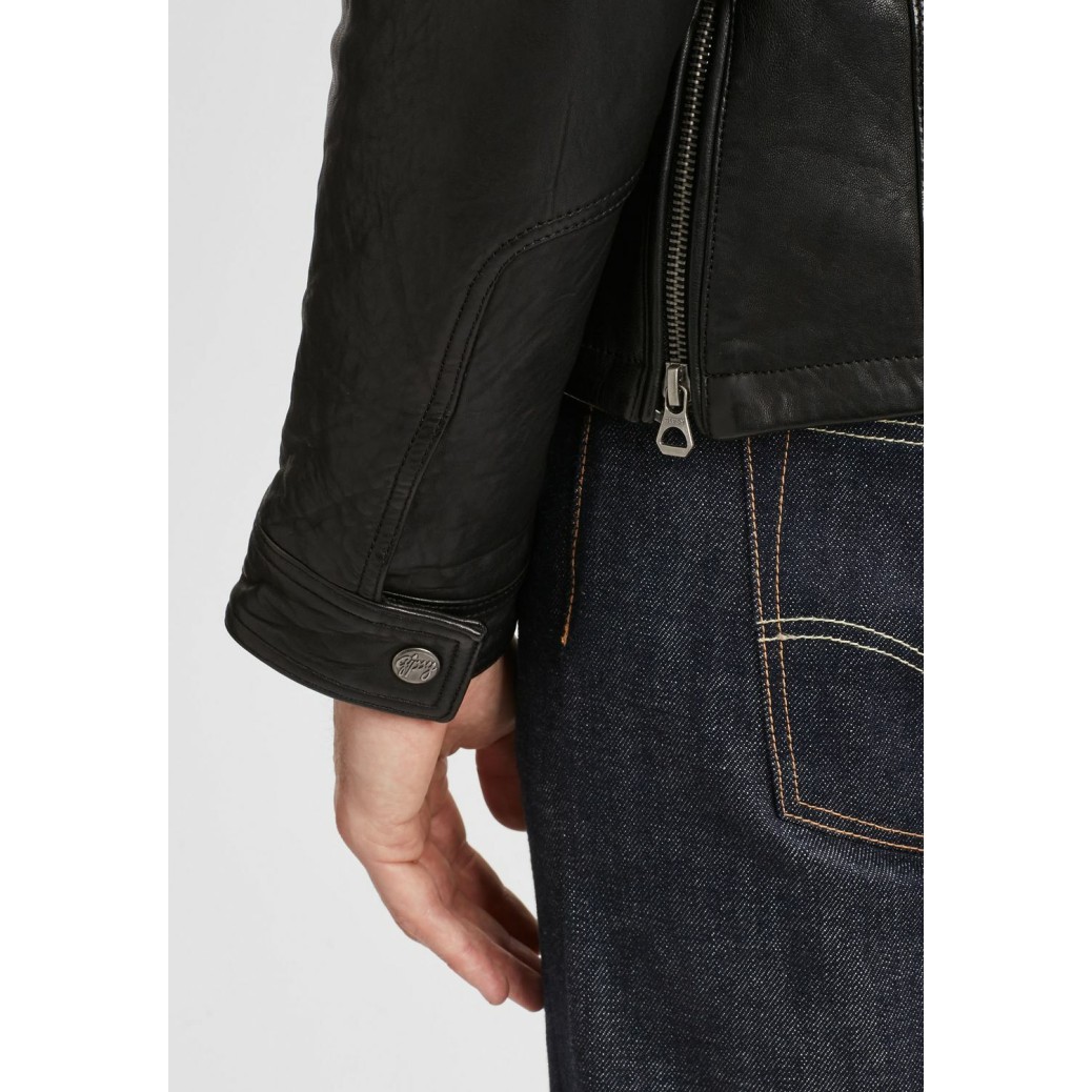 Geaca de Piele Barbati Gipsy Neagra GMOysto LHUV W – IMBRACAMINTE