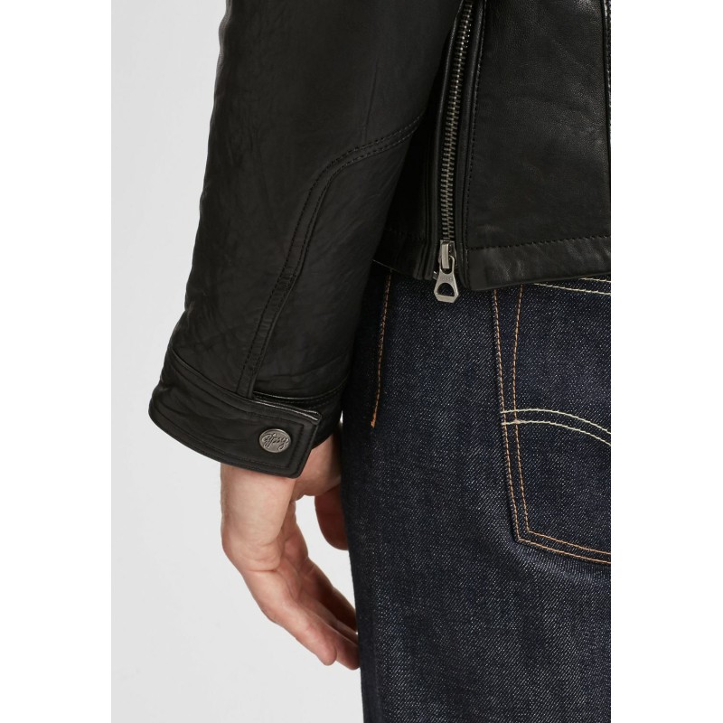 Geaca de Piele Barbati Gipsy Neagra GMOysto LHUV W – IMBRACAMINTE