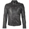 Geaca de Piele Barbati Gipsy Neagra GMTayson LONTV - readytowear.ro