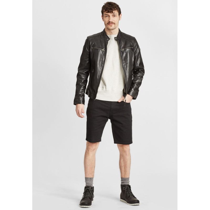 Geaca de Piele Barbati Gipsy Neagra GMTayson LONTV – IMBRACAMINTE Geaca de Piele Barbati Gipsy Neagra GMTayson LONTV – IMBRACAMINTE