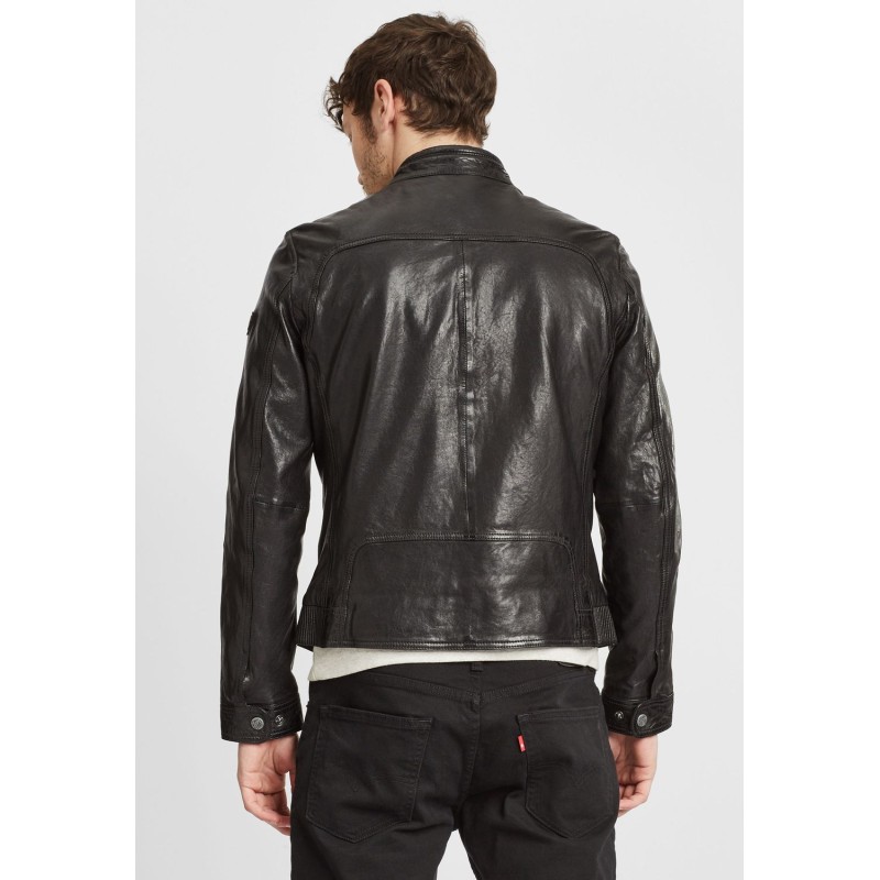 Geaca de Piele Barbati Gipsy Neagra GMTayson LONTV – IMBRACAMINTE Geaca de Piele Barbati Gipsy Neagra GMTayson LONTV – IMBRACAMINTE