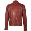 Geaca de Piele Barbati Gipsy Caramizie GMTayson LONTV geci de piele - readytowear.ro
