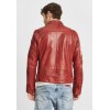 Geaca de Piele Barbati Gipsy Caramizie GMTayson LONTV geci de piele - readytowear.ro