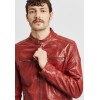 Geaca de Piele Barbati Gipsy Caramizie GMTayson LONTV geci de piele - readytowear.ro