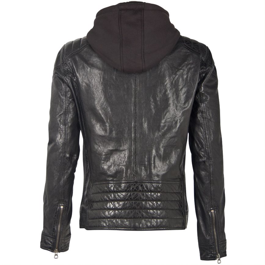 Geaca de Piele Barbati Gipsy Neagra GMVabio CF LARIV – IMBRACAMINTE