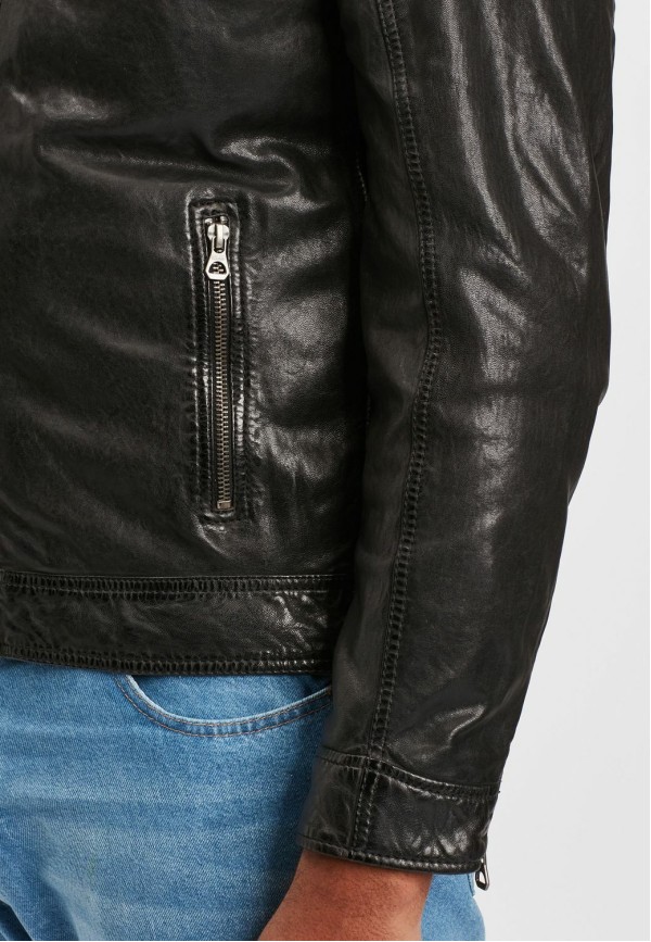 Geaca de Piele Barbati Gipsy Neagra GMVabio CF LARIV – IMBRACAMINTE — fotografia 7