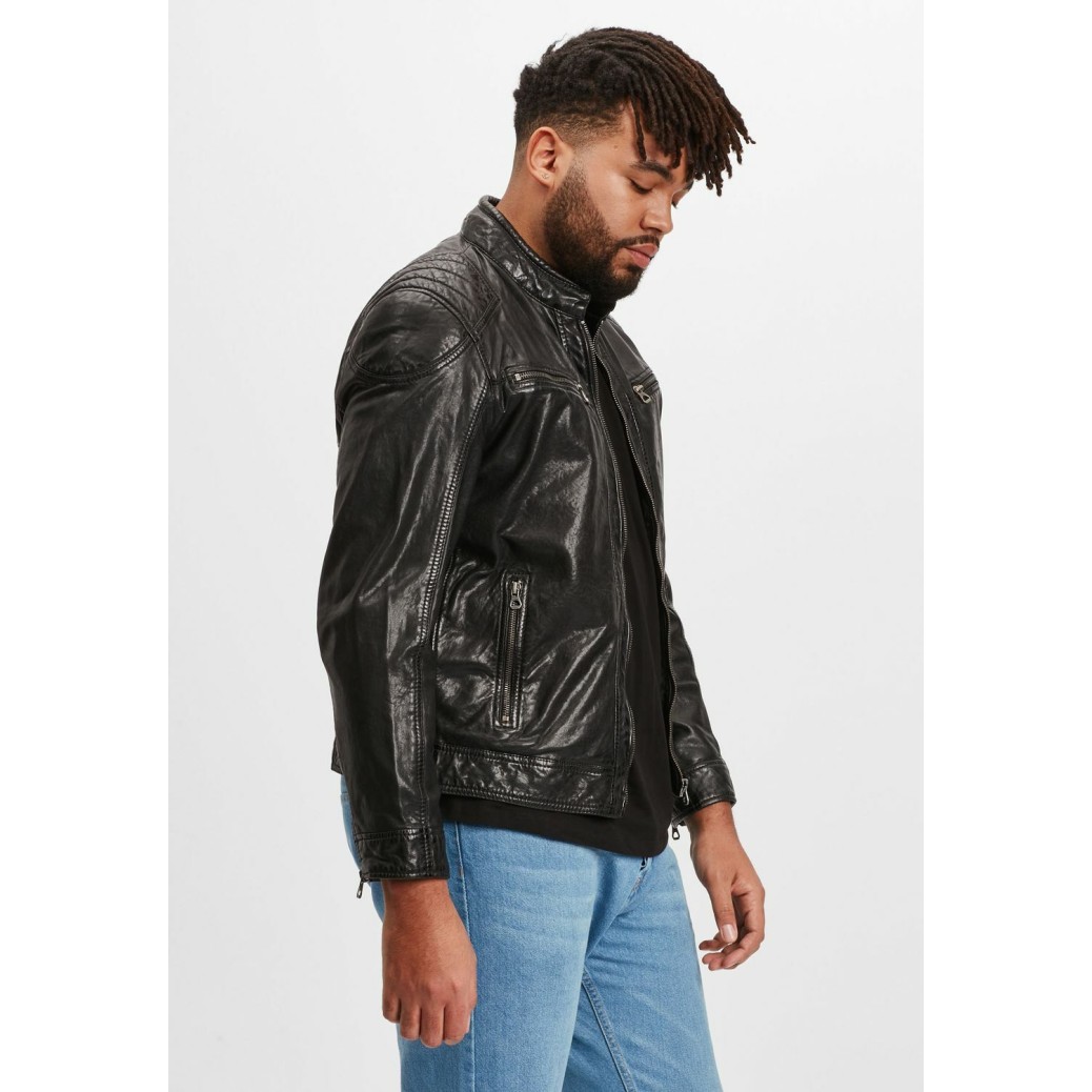 Geaca de Piele Barbati Gipsy Neagra GMVabio CF LARIV – IMBRACAMINTE