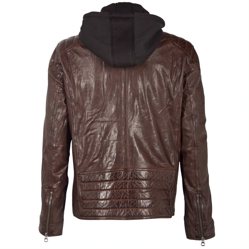 Geaca de Piele Barbati Gipsy Maro Inchis GMVabio CF LARIV – IMBRACAMINTE