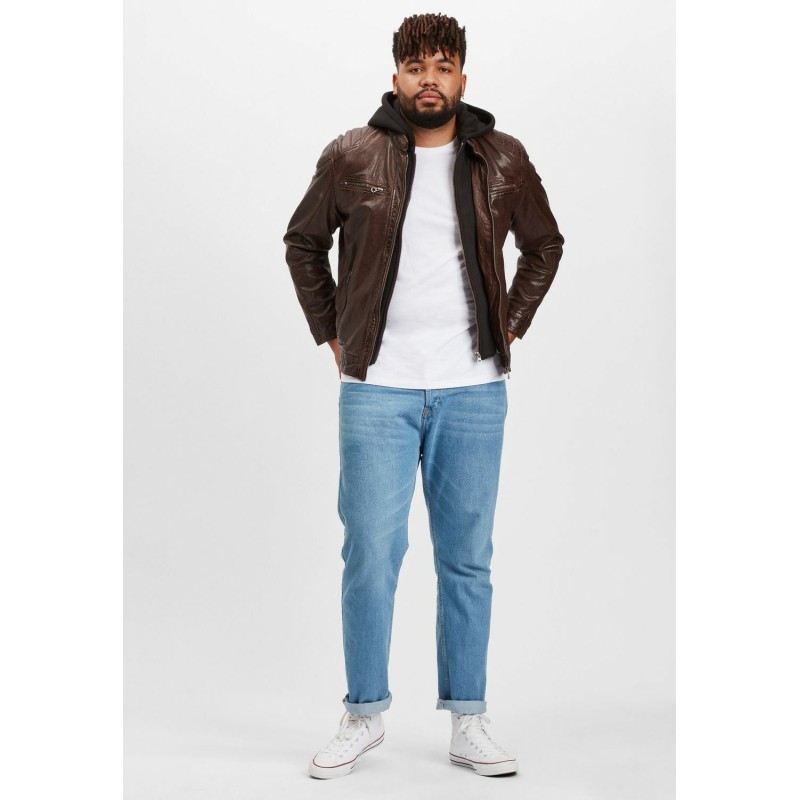 Geaca de Piele Barbati Gipsy Maro Inchis GMVabio CF LARIV – IMBRACAMINTE