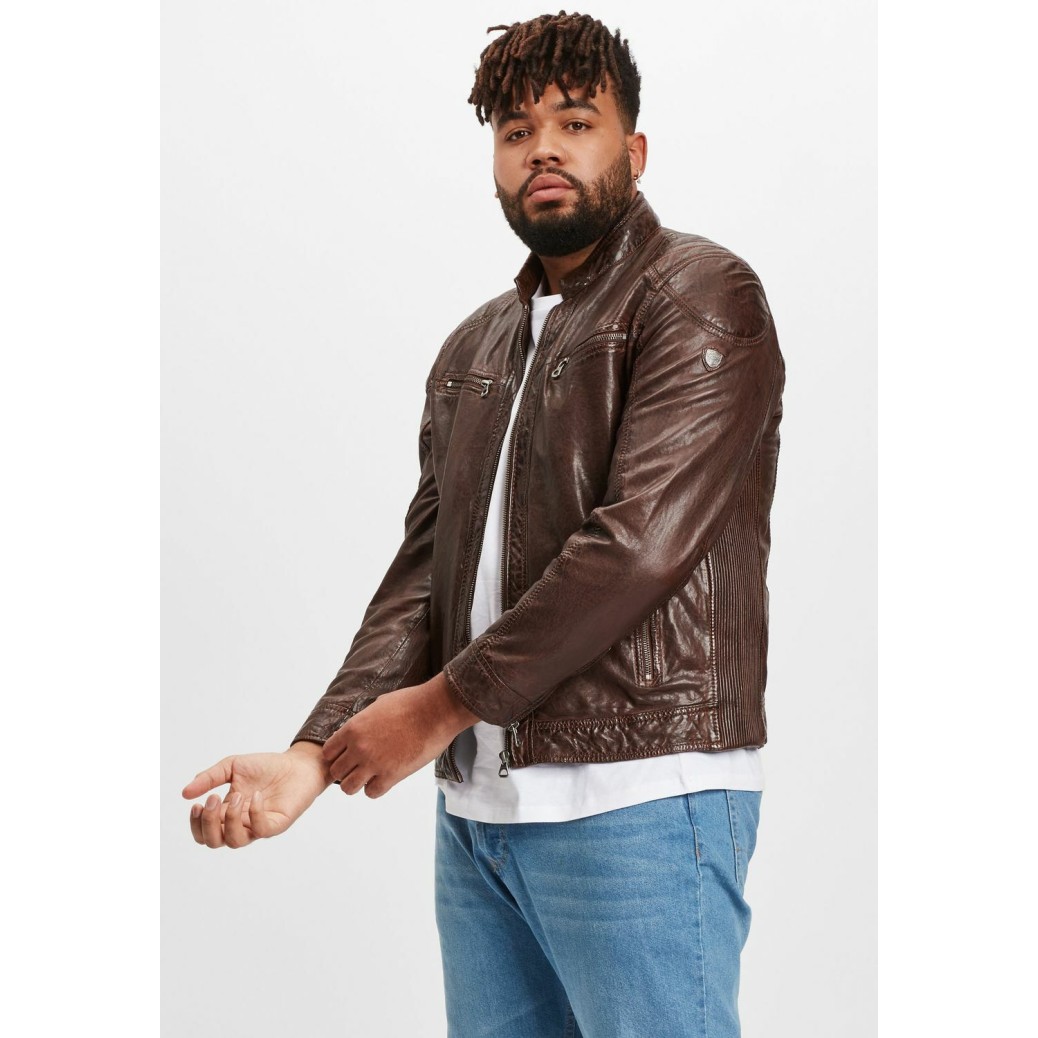 Geaca de Piele Barbati Gipsy Maro Inchis GMVabio CF LARIV – IMBRACAMINTE