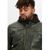 Geaca de Piele Barbati Gipsy Verde Inchis GMVabio CF LARIV geci de piele - readytowear.ro