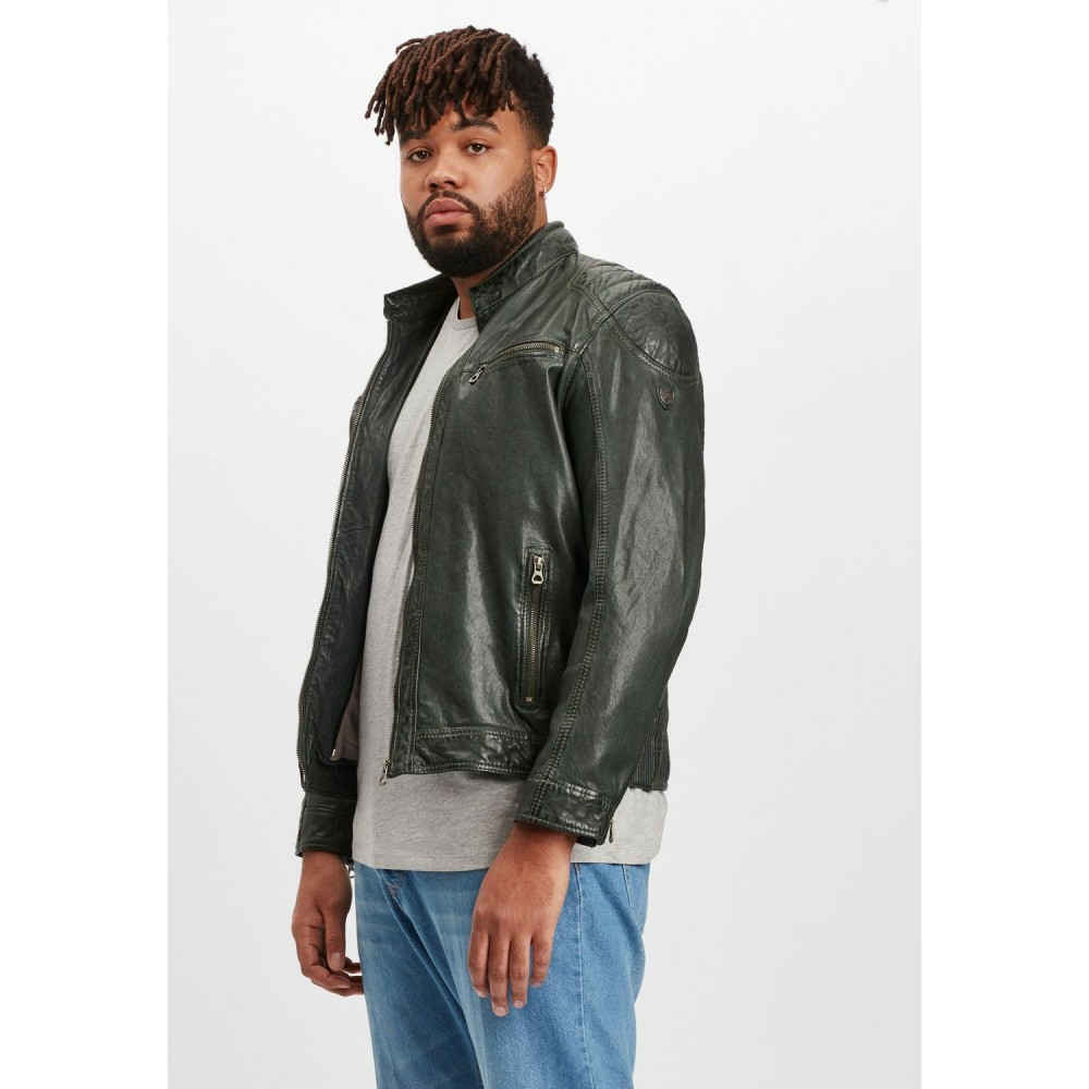 Geaca de Piele Barbati Gipsy Verde Inchis GMVabio CF LARIV geci de piele - readytowear.ro