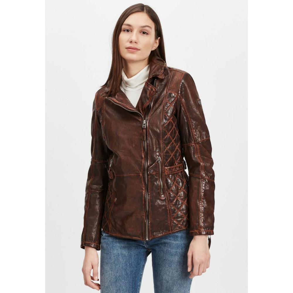 Geaca de Piele Naturala Dama Gipsy Castanie GWAdvance LGAWV Geaca de Piele Naturala Dama Gipsy Castanie GWAdvance LGAWV - readytowear.ro