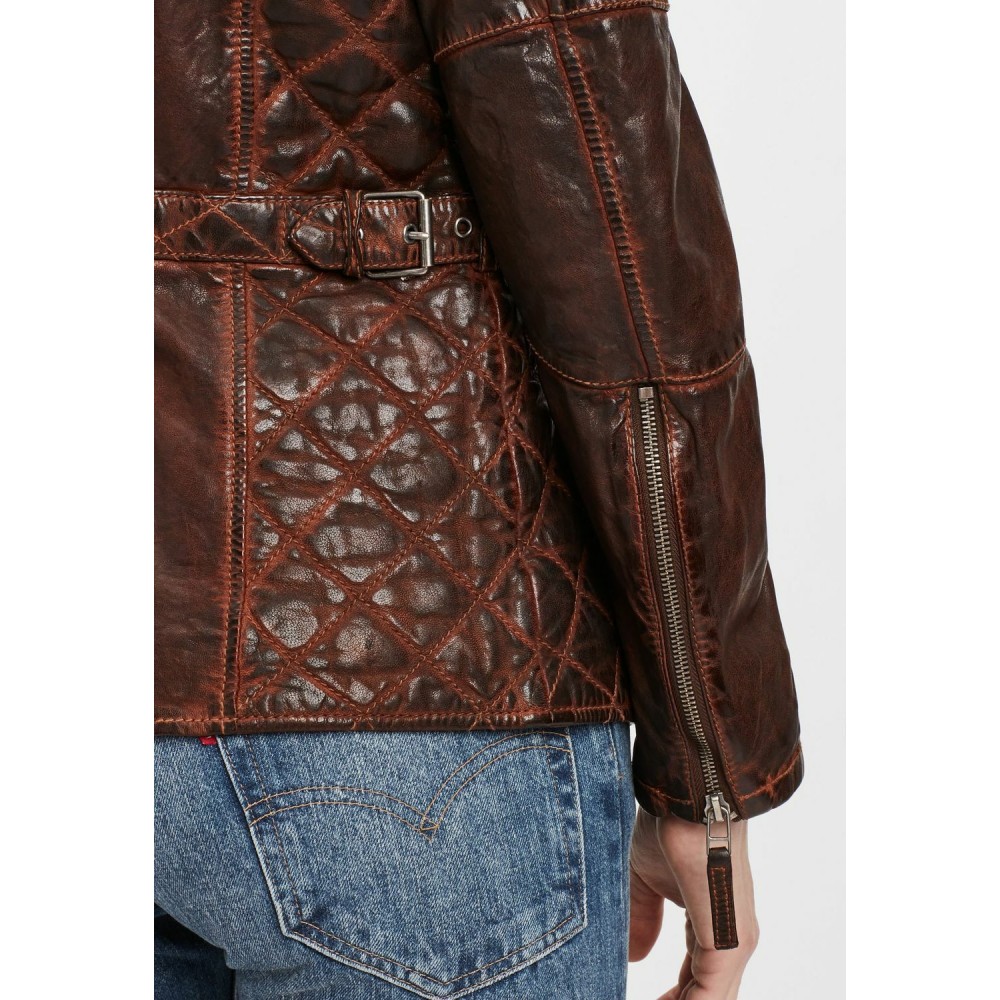 Geaca de Piele Naturala Dama Gipsy Castanie GWAdvance LGAWV Geaca de Piele Naturala Dama Gipsy Castanie GWAdvance LGAWV - readytowear.ro