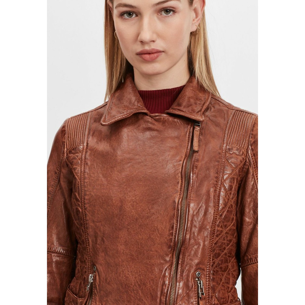 Geaca de Piele Dama Gipsy Coniac GWAdvance LGAWV geci de piele - readytowear.ro