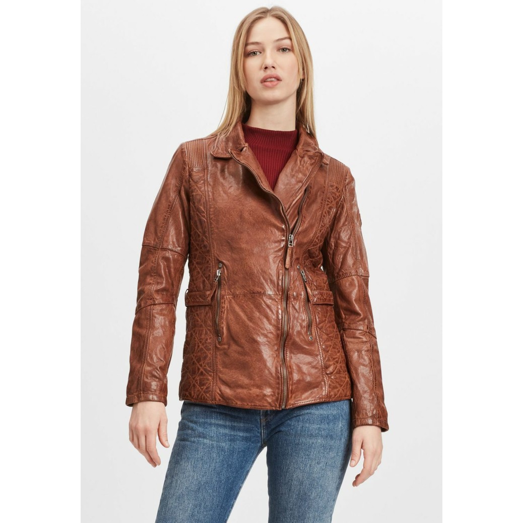 Geaca de Piele Dama Gipsy Coniac GWAdvance LGAWV – IMBRACAMINTE