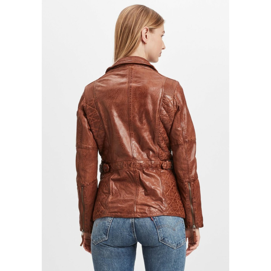 Geaca de Piele Dama Gipsy Coniac GWAdvance LGAWV – IMBRACAMINTE