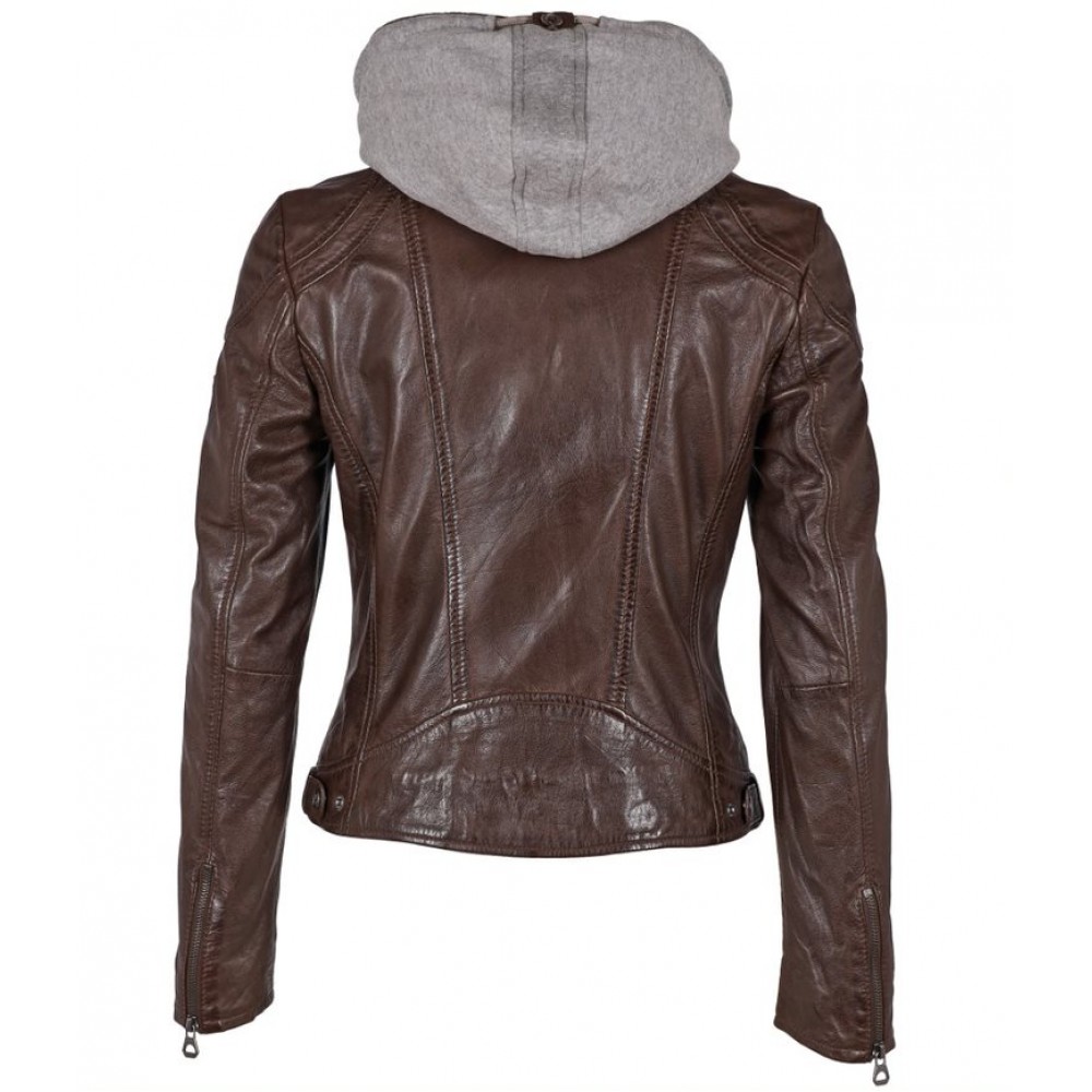 Geaca de Piele Dama Gipsy Maro Inchis GWAmmy LACUV Geaca de Piele Dama Gipsy Maro Inchis GWAmmy LACUV - readytowear.ro