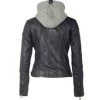 Geaca de Piele Dama Gipsy Bleumarin Inchis GWAmmy LACUV geci de piele - readytowear.ro