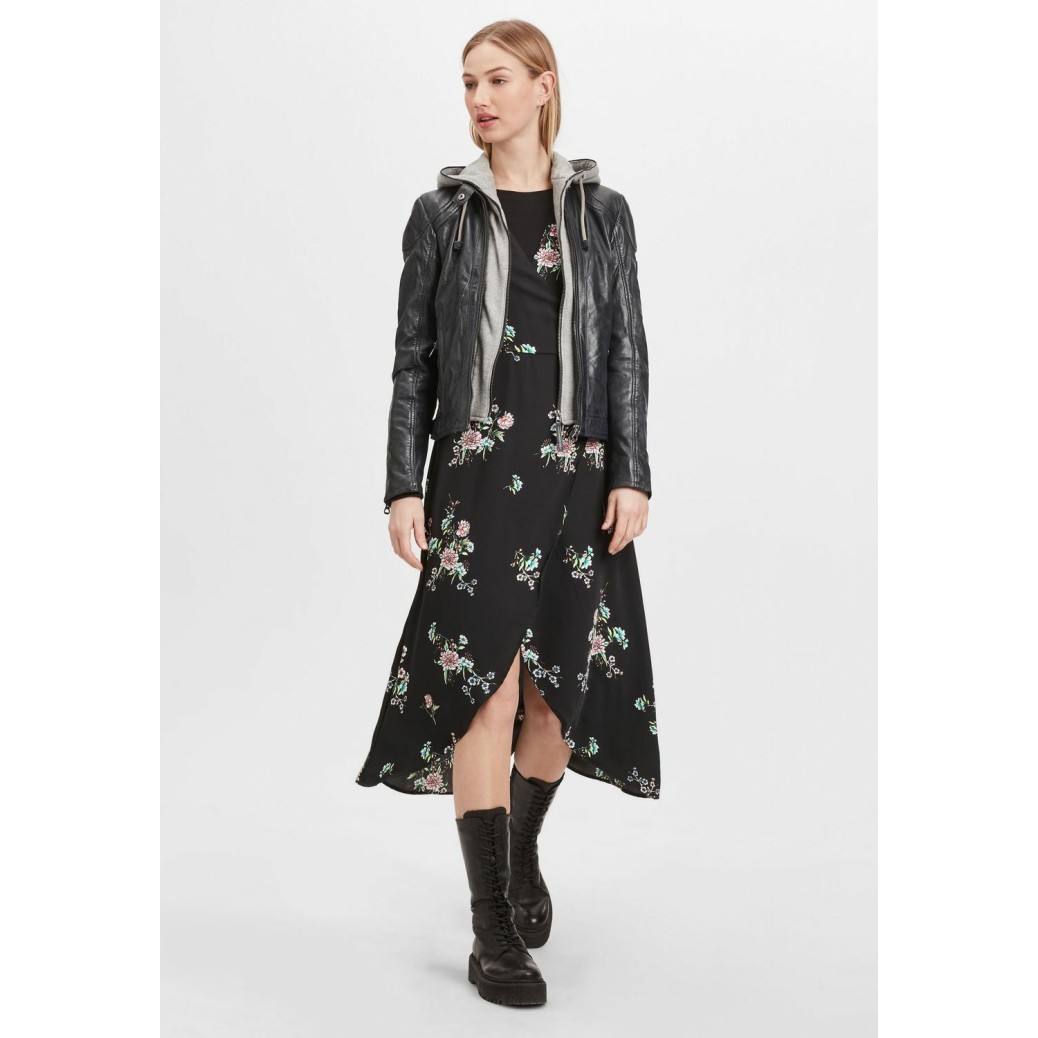 Geaca de Piele Dama Gipsy Bleumarin Inchis GWAmmy LACUV – IMBRACAMINTE