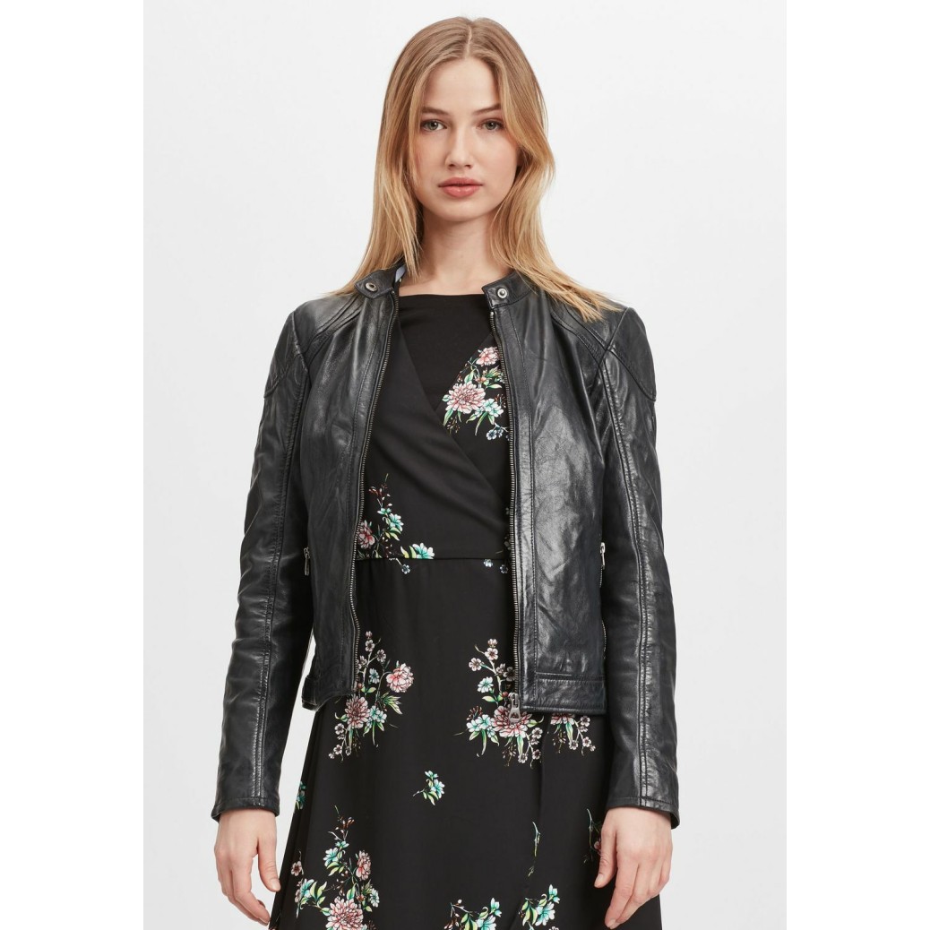 Geaca de Piele Dama Gipsy Bleumarin Inchis GWAmmy LACUV – IMBRACAMINTE