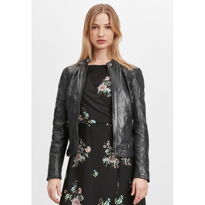 Geaca de Piele Dama Gipsy Bleumarin Inchis GWAmmy LACUV – IMBRACAMINTE