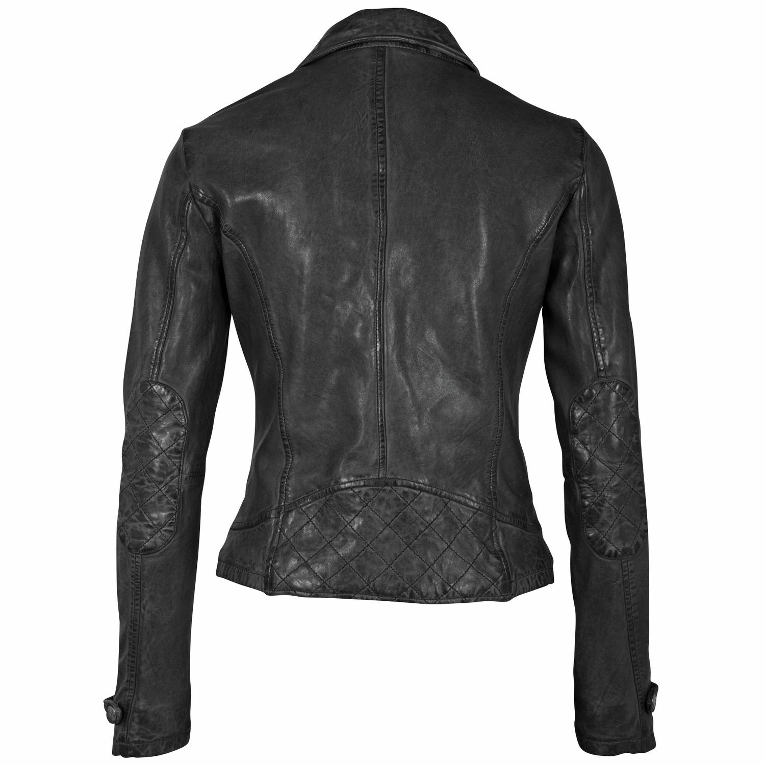 Geaca de Piele Naturala Dama Gipsy Neagra GWCeta LDAV – IMBRACAMINTE