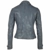 Geaca de Piele Dama Gipsy Albastru Deschis GWCeta LDAV geci de piele - readytowear.ro