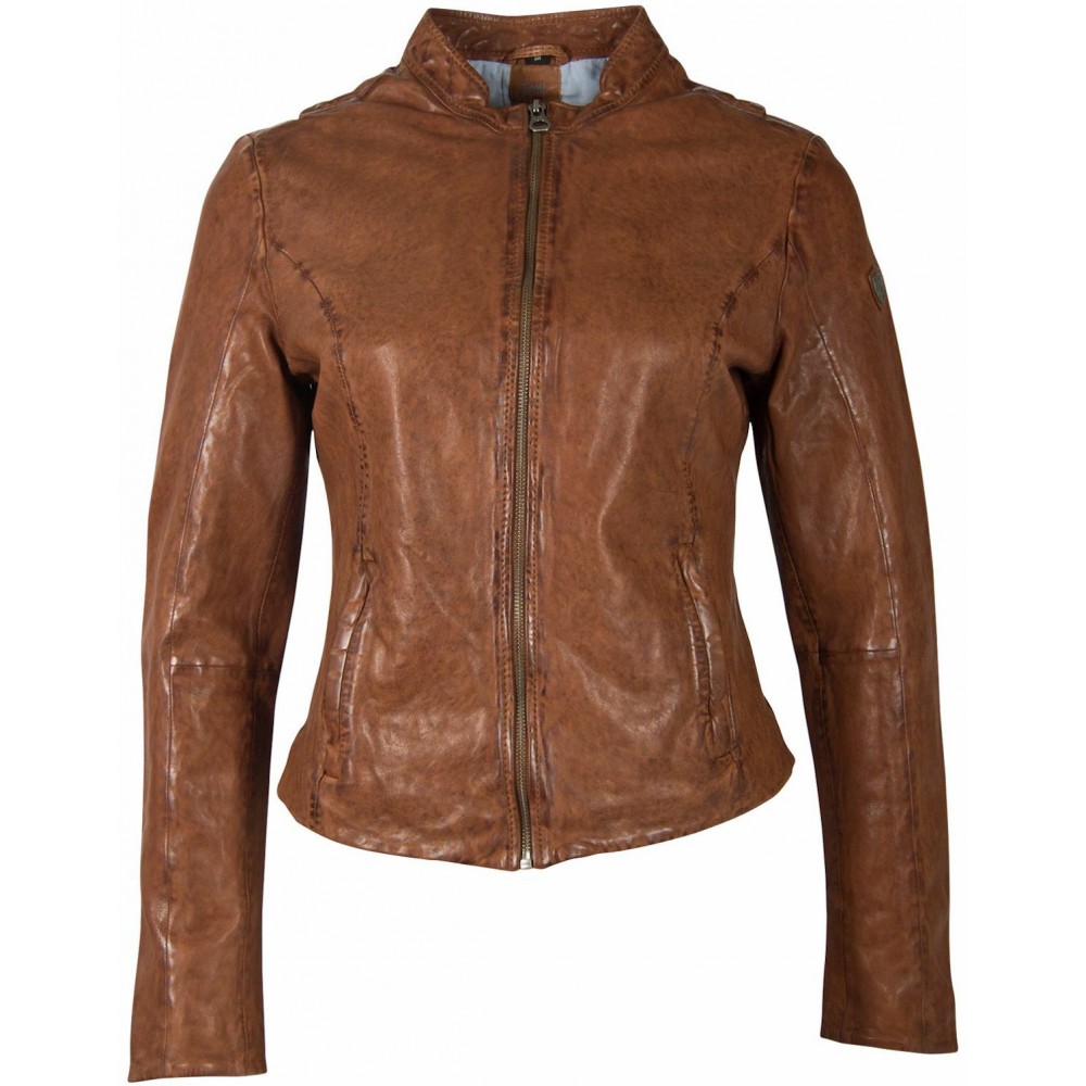 Geaca de Piele Dama Gipsy Coniac GWChanny LGAWV Geaca de Piele Dama Gipsy Coniac GWChanny LGAWV - readytowear