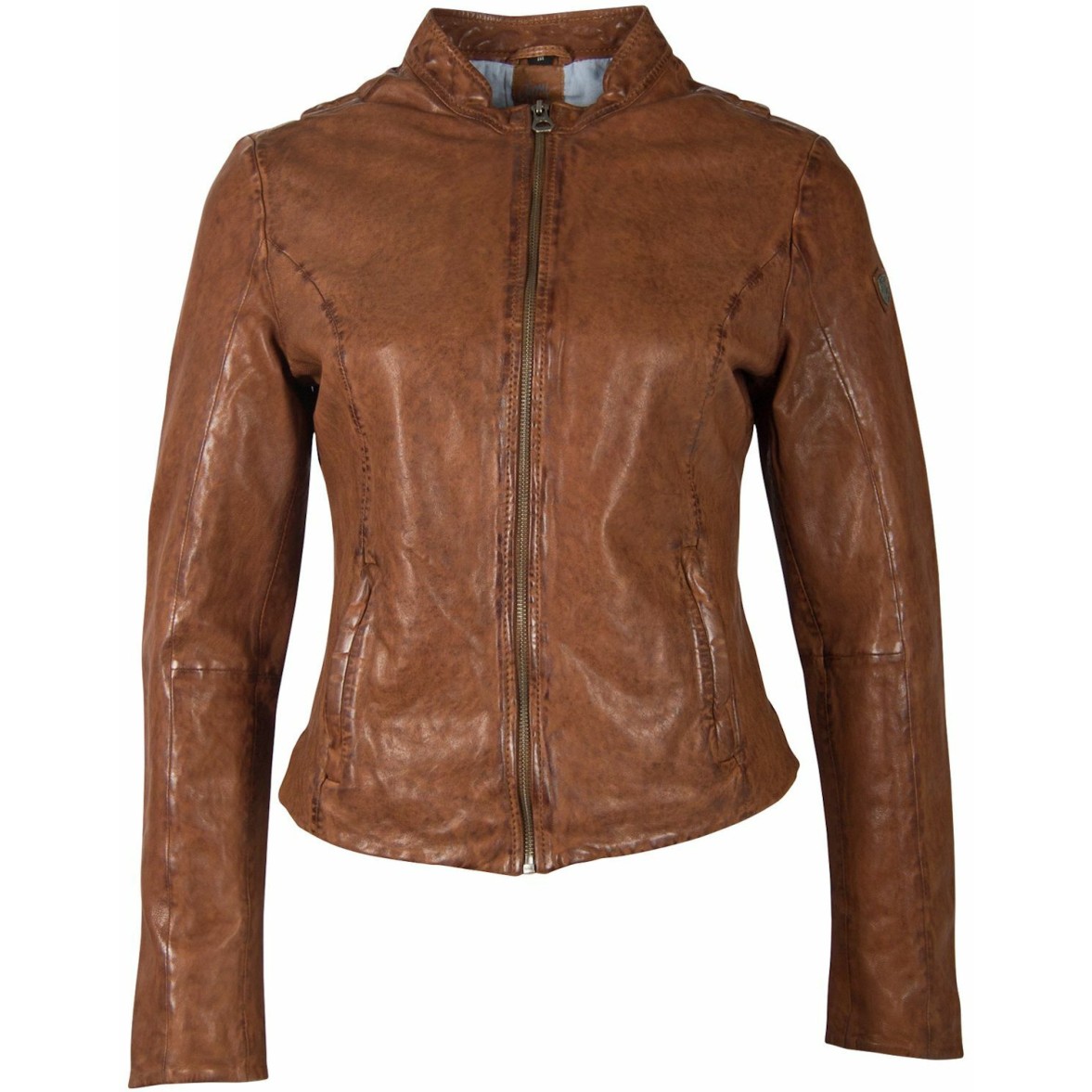 Geaca de Piele Dama Gipsy Coniac GWChanny LGAWV – IMBRACAMINTE