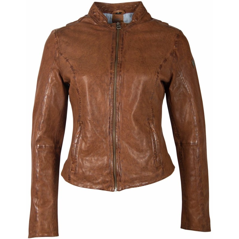 Geaca de Piele Dama Gipsy Coniac GWChanny LGAWV – IMBRACAMINTE