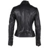 Geaca de Piele Dama Gipsy Neagra GWCyndie LAAV geci de piele - readytowear.ro