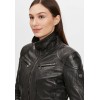 Geaca de Piele Dama Gipsy Neagra GWCyndie LAAV geci de piele - readytowear.ro