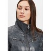 Geaca de Piele Dama Gipsy Bleumarin Inchis GWCyndie LAAV geci de piele - readytowear.ro