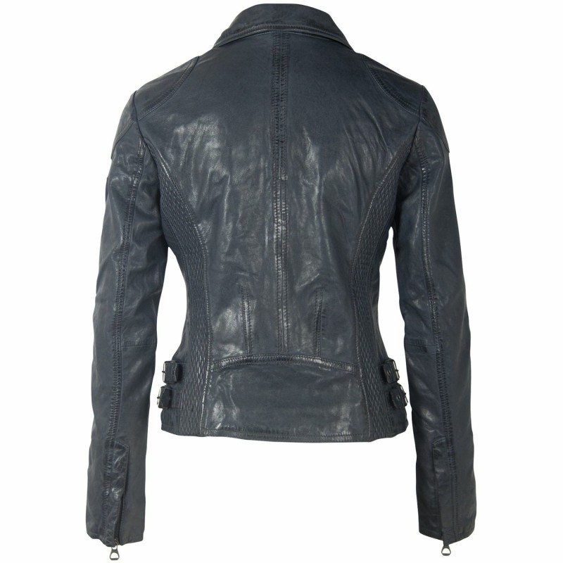 Geaca de Piele Dama Gipsy Bleumarin Inchis GWCyndie LAAV – IMBRACAMINTE Geaca de Piele Dama Gipsy Bleumarin Inchis GWCyndie LAAV – IMBRACAMINTE