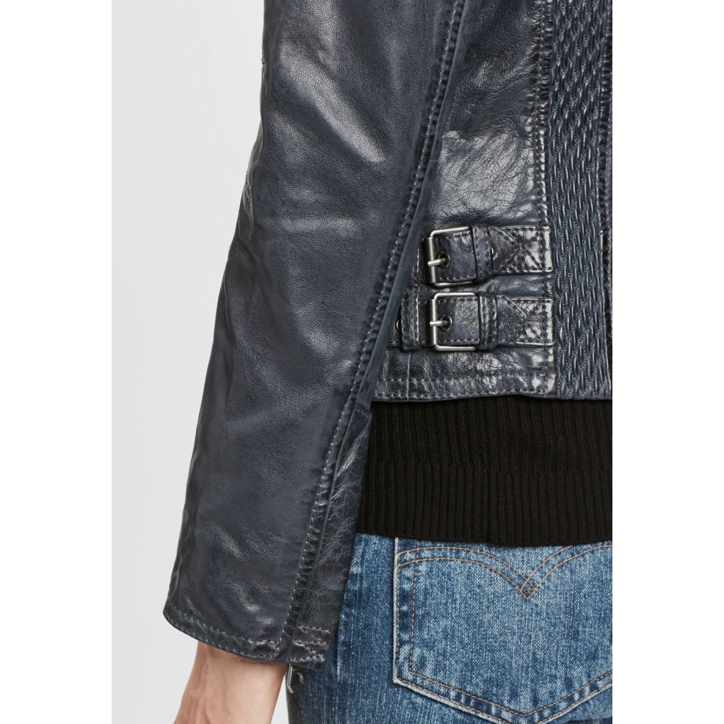 Geaca de Piele Dama Gipsy Bleumarin Inchis GWCyndie LAAV – IMBRACAMINTE Geaca de Piele Dama Gipsy Bleumarin Inchis GWCyndie LAAV – IMBRACAMINTE