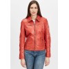 Geaca de Piele Dama Gipsy Portocalie GWCyndie LAAV geci de piele - readytowear.ro