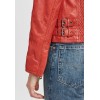 Geaca de Piele Dama Gipsy Portocalie GWCyndie LAAV geci de piele - readytowear.ro
