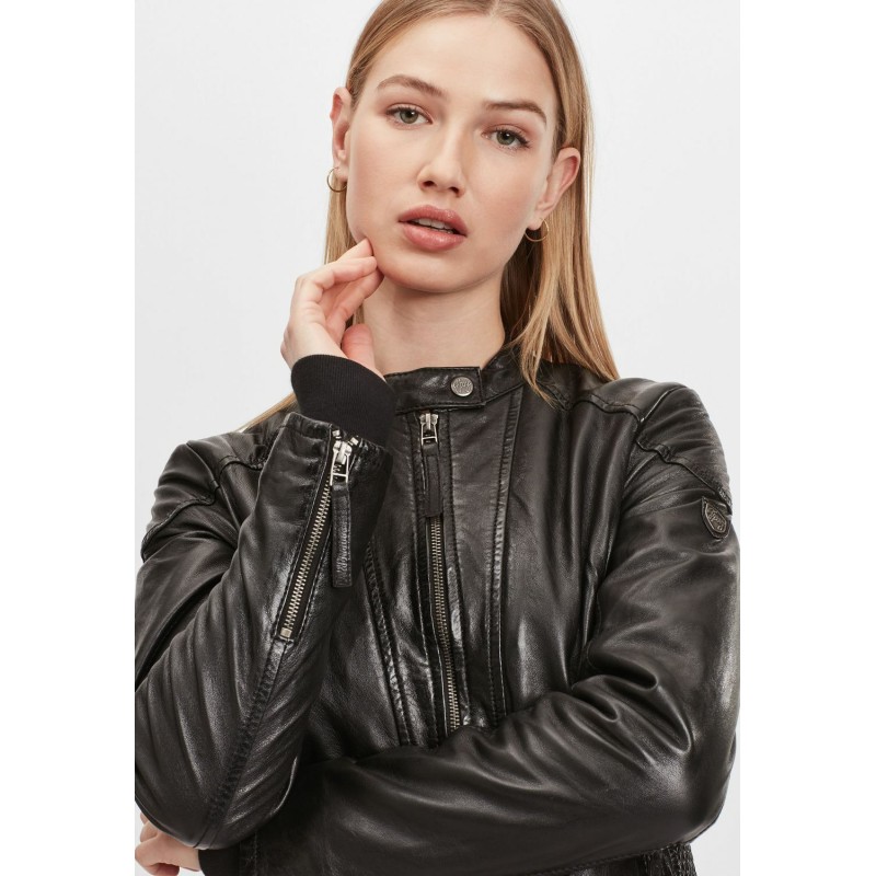 Geaca de Piele Dama Gipsy Neagra GWDanie LAAV – IMBRACAMINTE Geaca de Piele Dama Gipsy Neagra GWDanie LAAV – IMBRACAMINTE