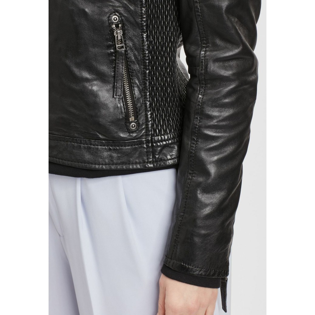 Geaca de Piele Dama Gipsy Neagra GWDanie LAAV – IMBRACAMINTE